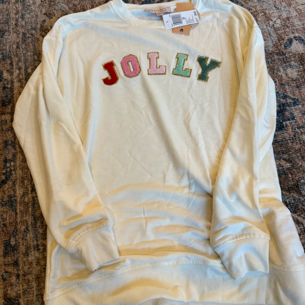 Women’s size Small oversized- Cream sweater